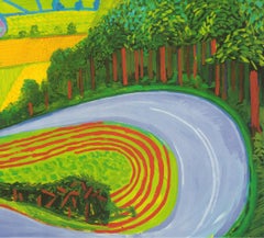 David Hockney-Garrowby Hill Arte pop Vintage