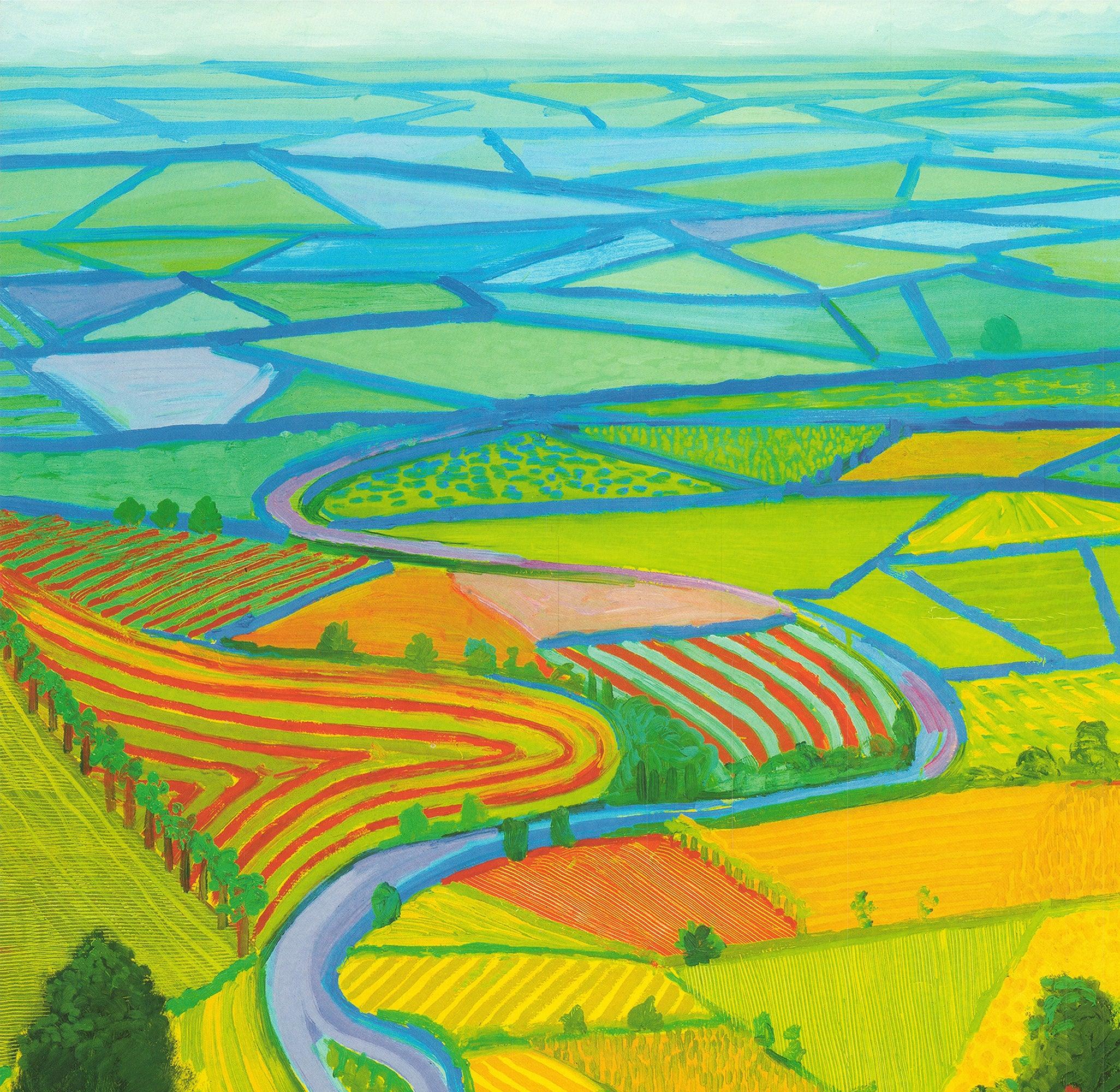 David Hockney-Garrowby Hill Pop Art Vintage For Sale 2