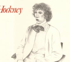 David Hockney  Gregory Evans - 1979 Lithograph - HAND SIGNED Pop Art