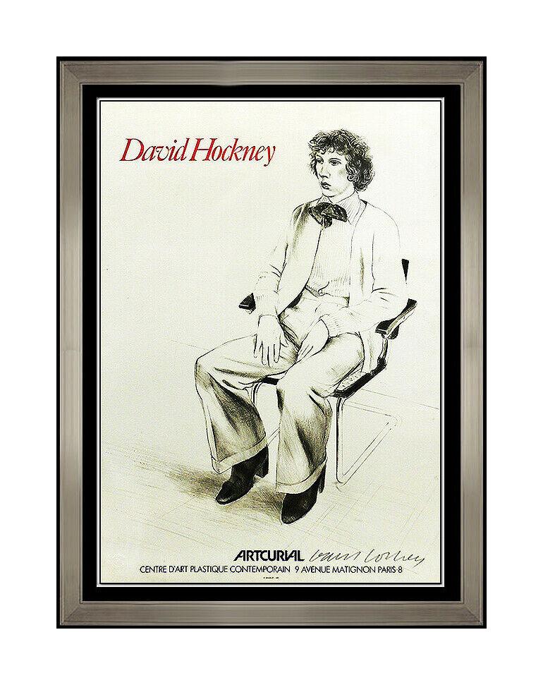 David Hockney Hand Signed Artcurial Poster 1