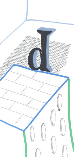 David Hockney, Letter D, from Hockney's Alphabet, 1991