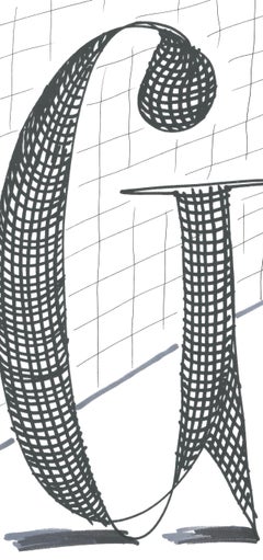 David Hockney, Letter G, from Hockney's Alphabet, 1991