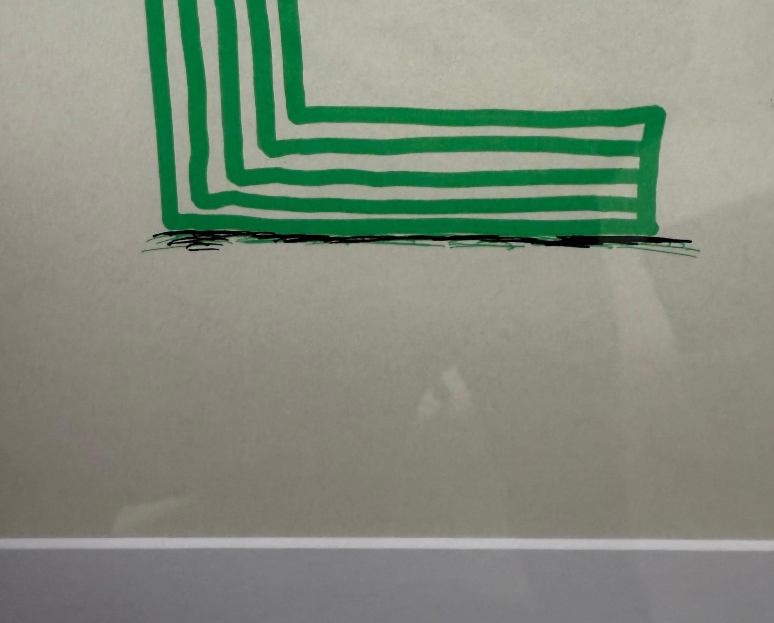 David Hockney — Letter L from Hockney’s Alphabet, 1991 - Lithograph, Framed For Sale 6