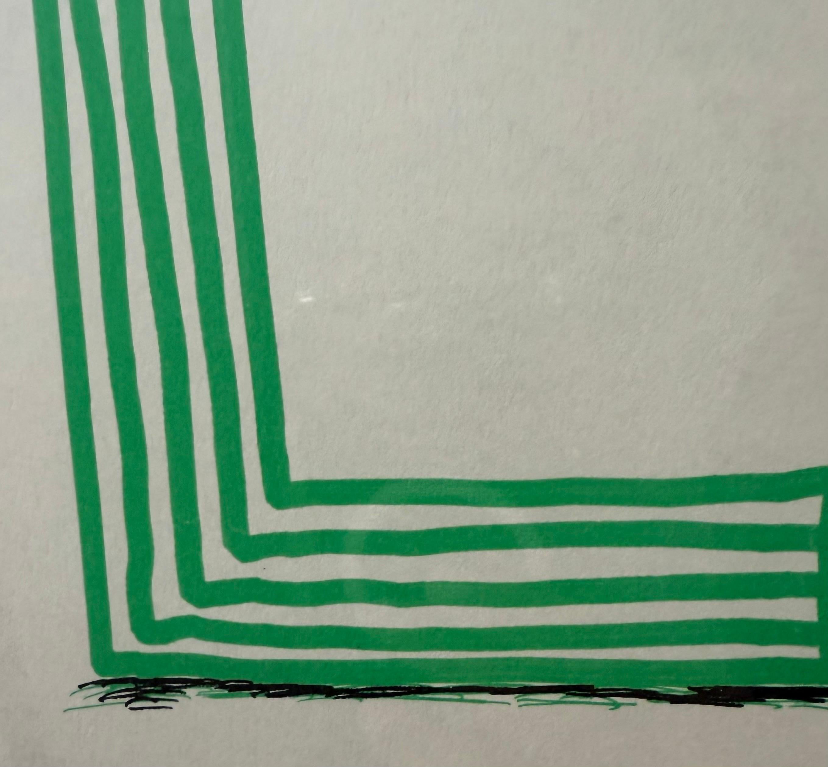 David Hockney — Letter L from Hockney’s Alphabet, 1991 - Lithograph, Framed For Sale 8