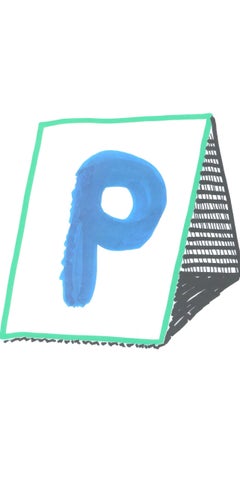 P, Alfabeto de Hockney, David Hockney