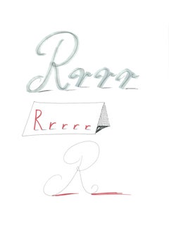 R, Alphabet de David Hockney, David Hockney