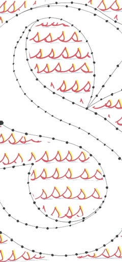 David Hockney, Letter S, from Hockney's Alphabet, 1991