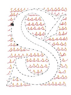 David Hockney, Letter S, from Hockney's Alphabet, 1991