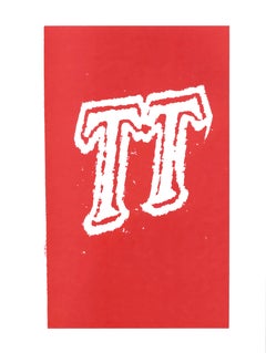 David Hockney, Letter T, from Hockney's Alphabet, 1991