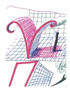 V, Alphabet de David Hockney, David Hockney