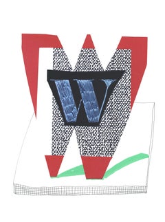 W, Hockneys Alphabet, David Hockney