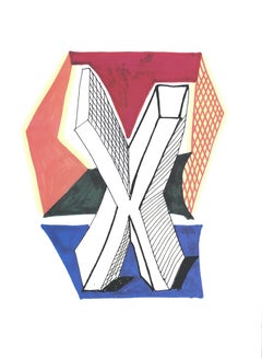 X, Alfabeto de Hockney, David Hockney