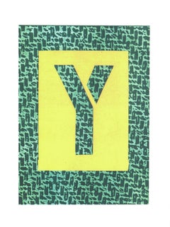 David Hockney, Letter Y, from Hockney's Alphabet, 1991