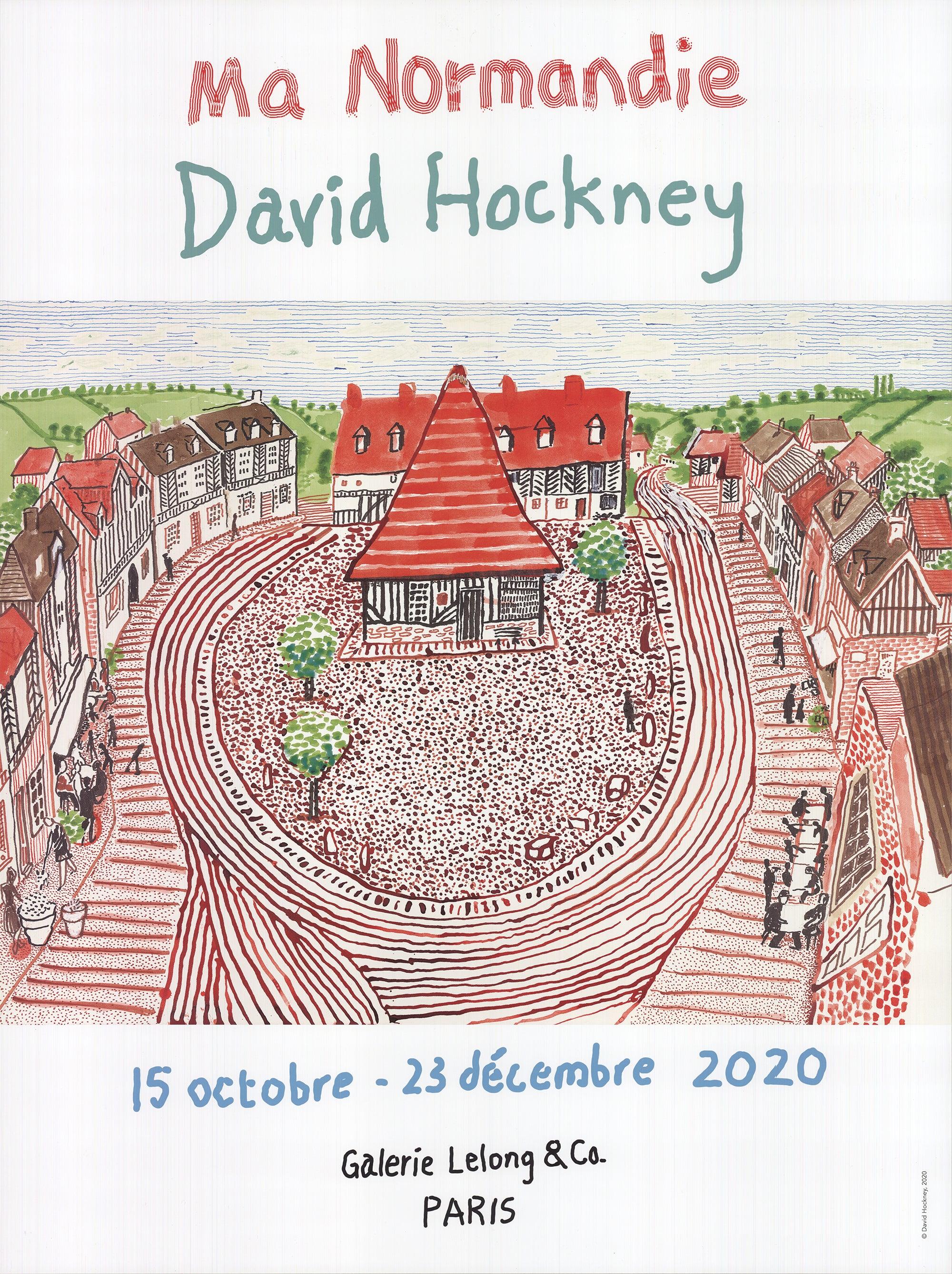 Paper Size: 31.5 x 23.5 inches ( 80.01 x 59.69 cm )
Image Size: 18 x 23.5 inches ( 45.72 x 59.69 cm )
Framed: No
Condition: A: Mint

Additional Details: Poster created for a Hockney show October- December 2020 at Galerie Lelong & Co,