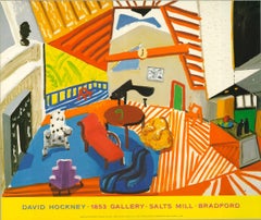 David Hockney "Interno Montcalm alle sette" 1988