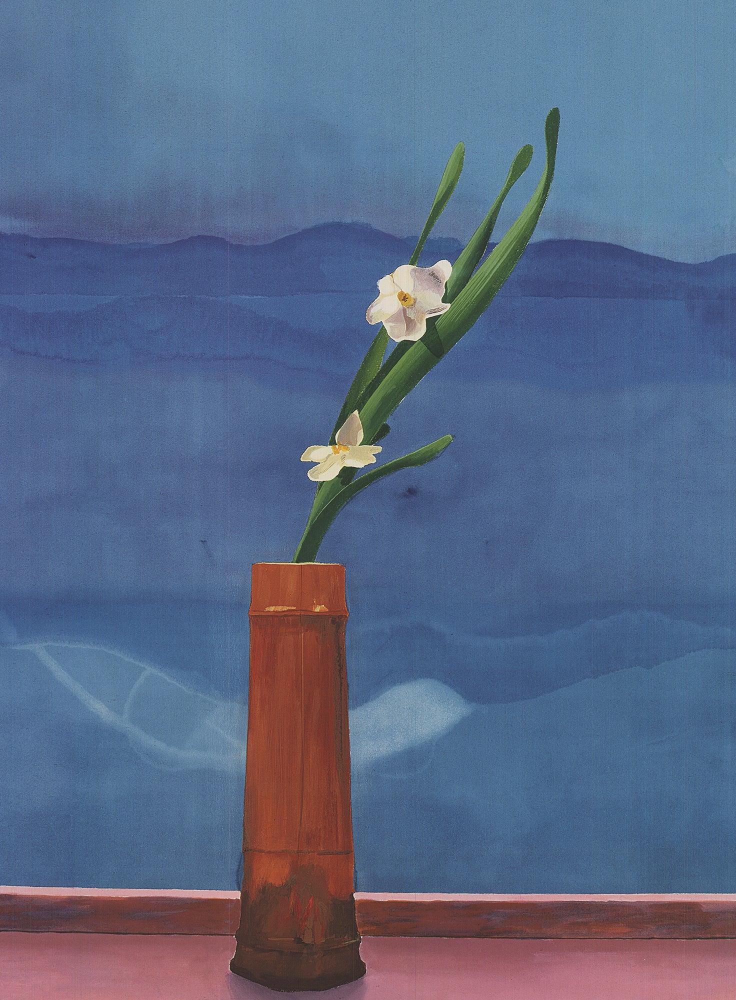 David Hockney Mount Fuji und Blumen, montiert, 2016 FIRST EDITION im Angebot 2