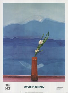 David Hockney 'Mount Fuji and Flowers' 2016