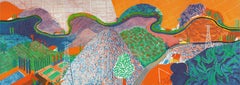 David Hockney 'Mulholland Drive: The Road to the Studio' 2021