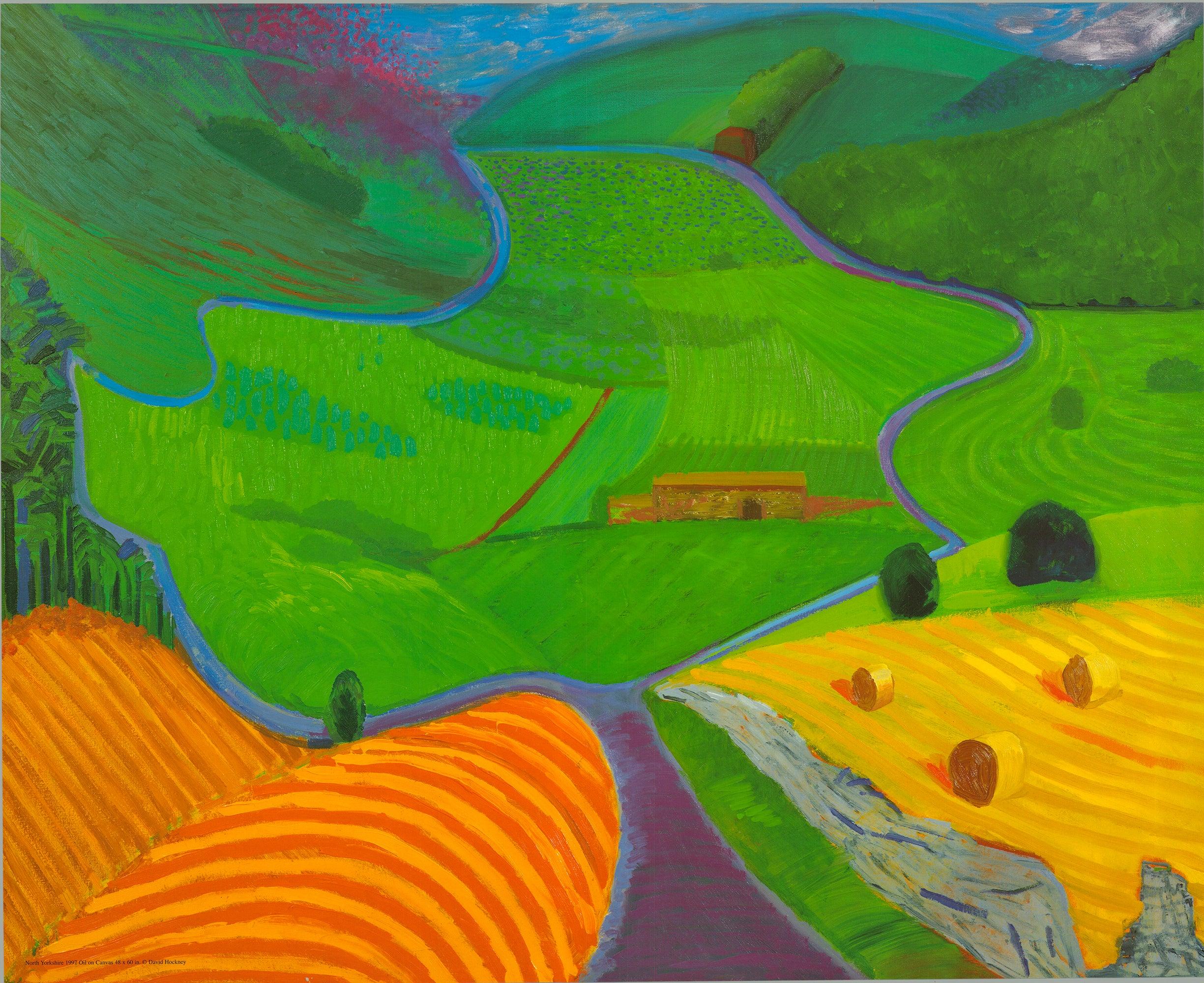 David Hockney 'North Yorkshire' 1997 Pop Art