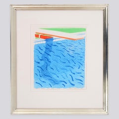 David Hockney PAPER POOLS Lithograph