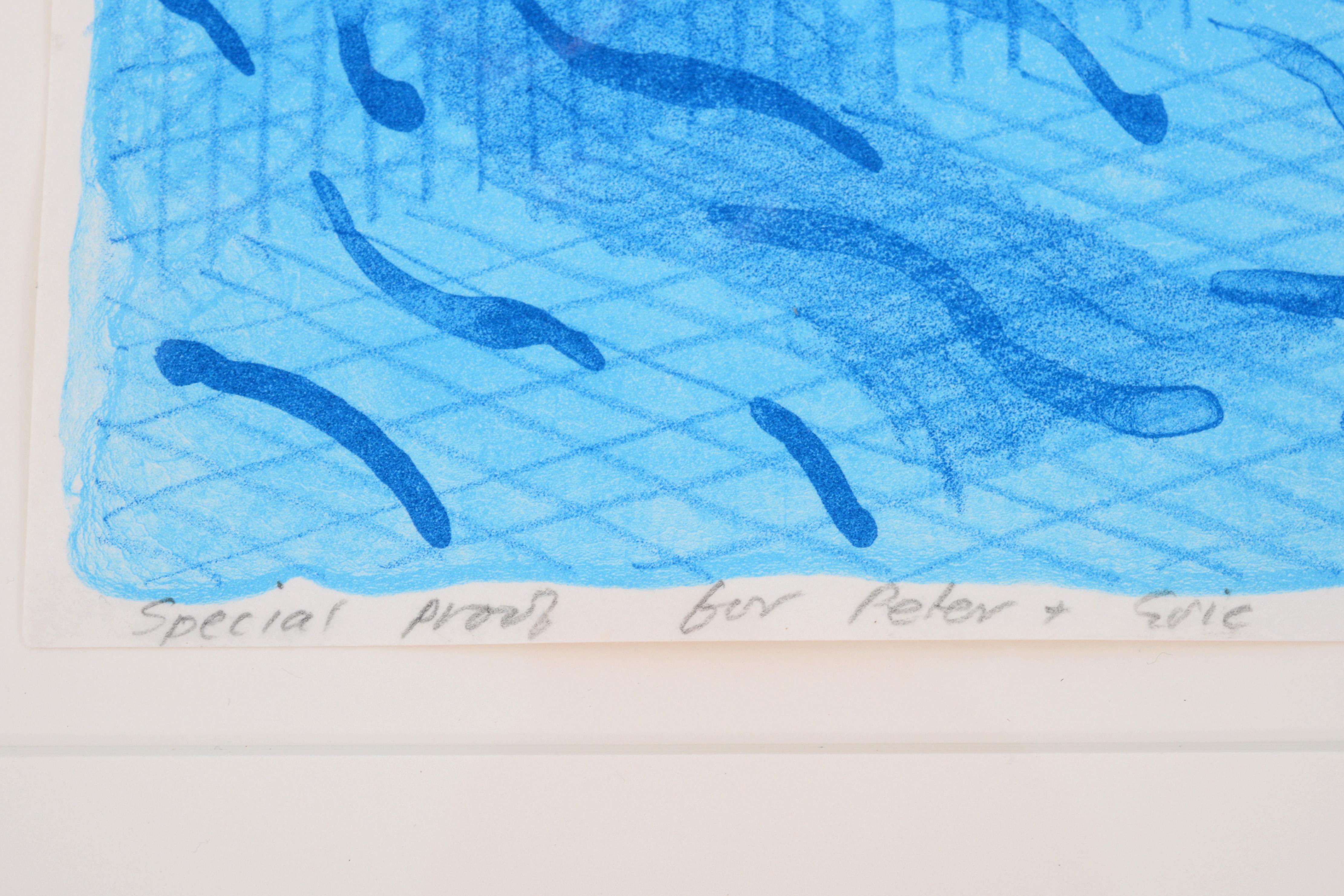 David Hockney PAPER POOLS Lithographie, Lithographie im Angebot 4