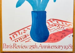 David Hockney – Begehrtes Poster in limitierter Auflage zum 25-jährigen Jubiläum der „Paris Review“, gerahmt