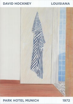 David Hockney 'Park Hotel Munich' 2020- Litografia offset