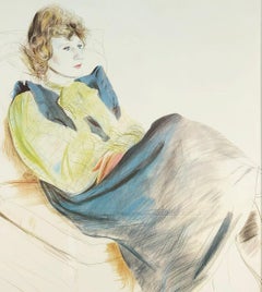 « Portrait de Celia portant des manches à carreaux »
