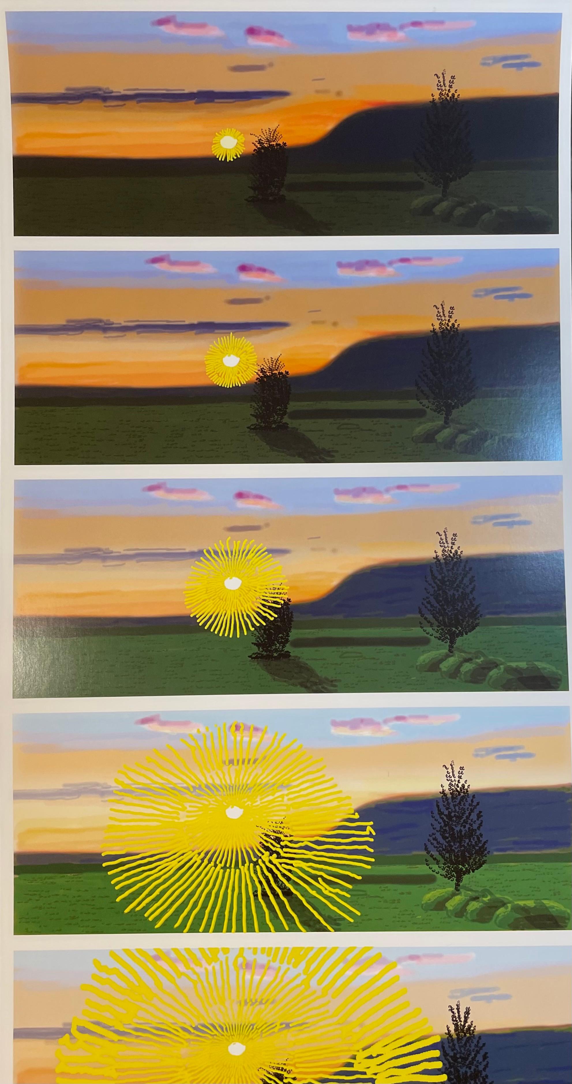 David Hockney Remember You Cannot Look At The Sun Or Death For Very Long COA 4