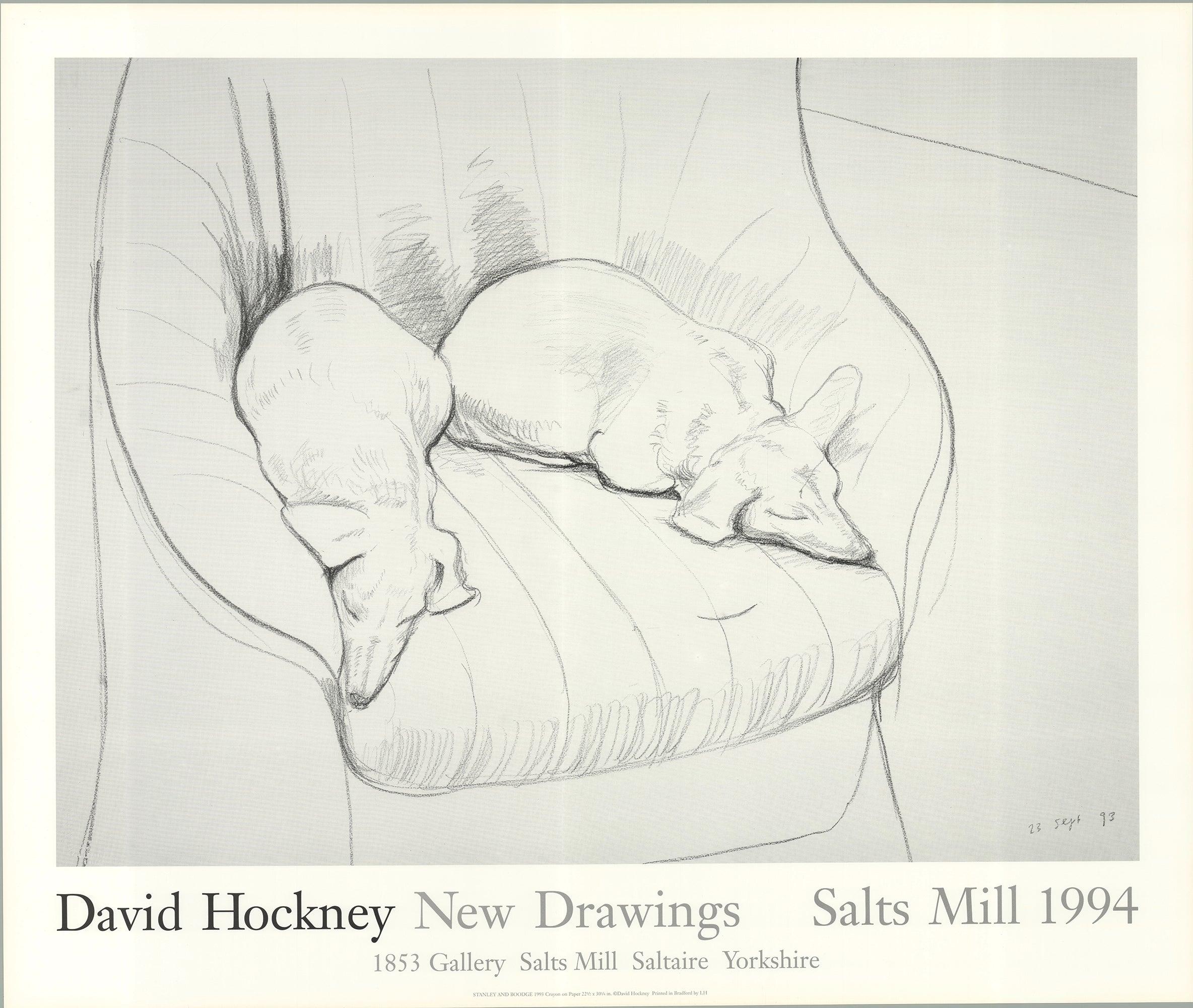 David Hockney- Stanley and Boodge -Pop Art,  Vintage