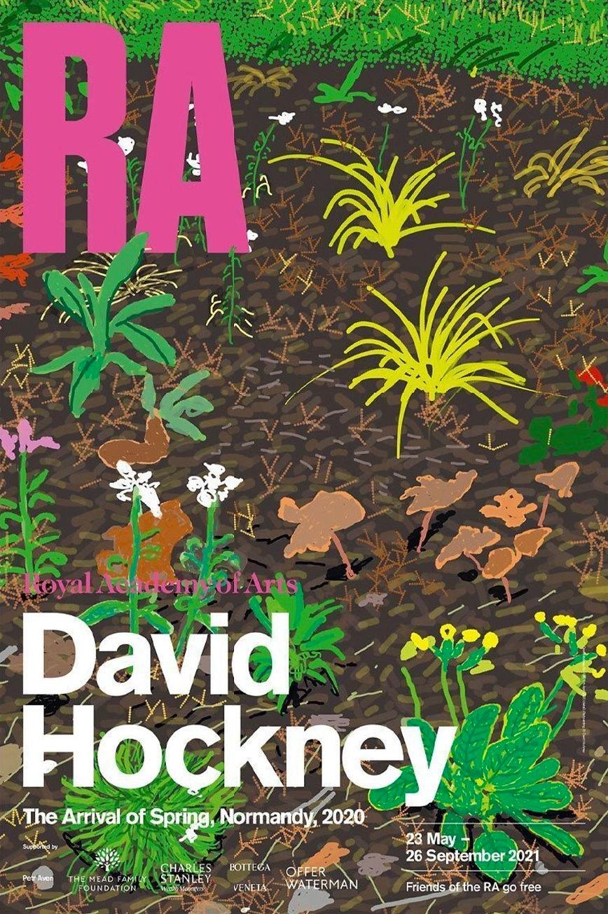 David Hockney, The Arrival of Spring, Normandy Royal Academy Exhibition Poster, 2020

Exhibition poster

76.2 x 50.8 cm ( 30 x 20 in )

Published by the Royal Academy, London

During the pandemic, Hockney created 116 artworks that captured Spring