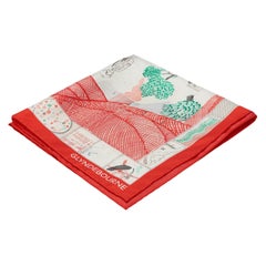 David Hockney, The Rake's Progress, écharpe de poche britannique 100 % soie dans une boîte sur mesure