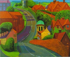 David Hockney "La route de York à travers Sledmere" 1997