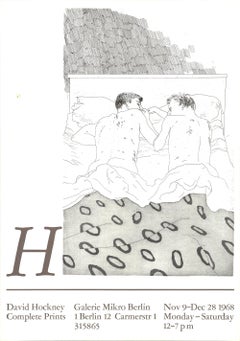 David Hockney « Deux garçons à l'âge de 23 ou 24 ans »  1968