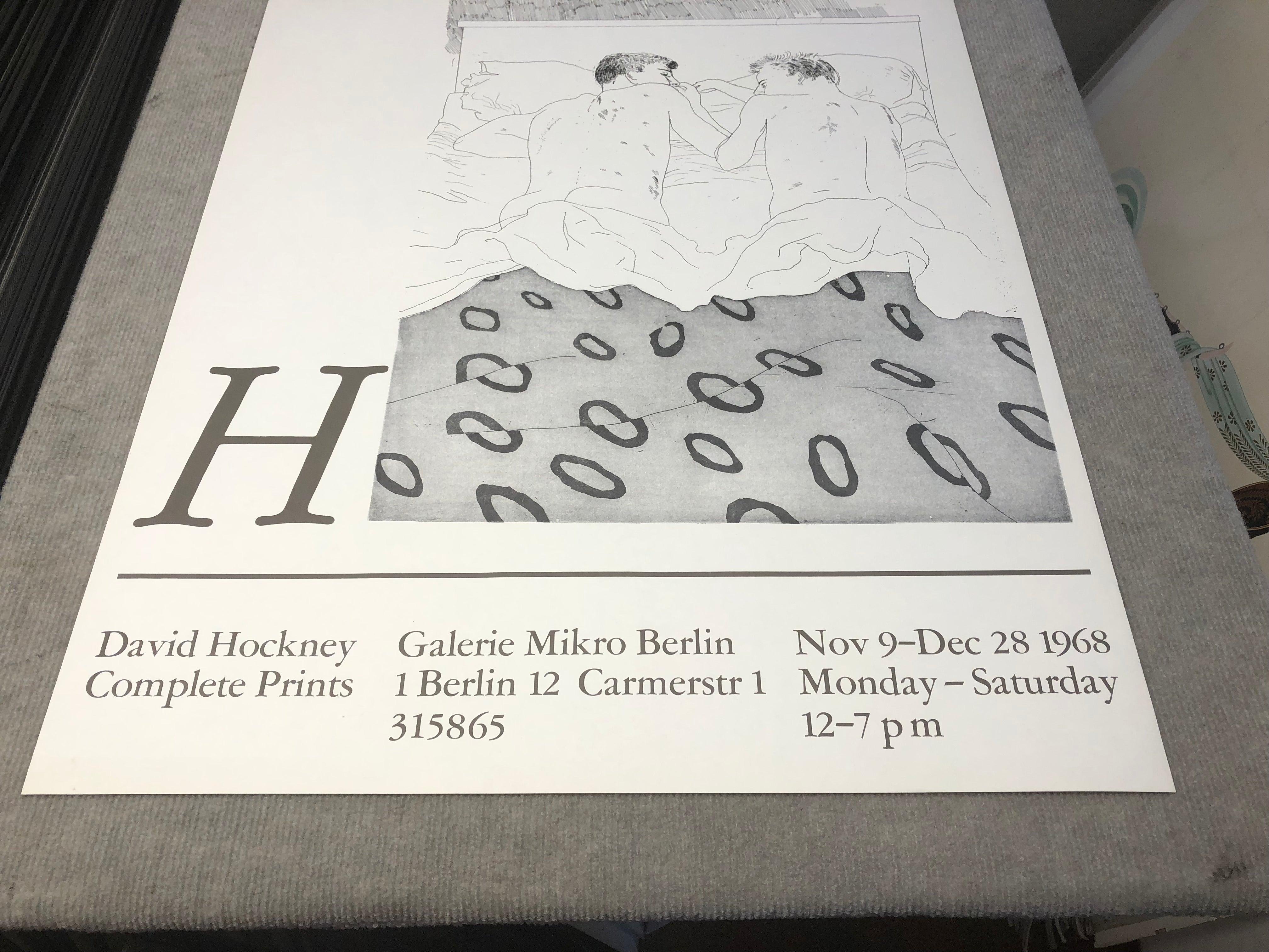 David Hockney 'Two Boys Aged 23 or 24' 1968- Poster For Sale 9