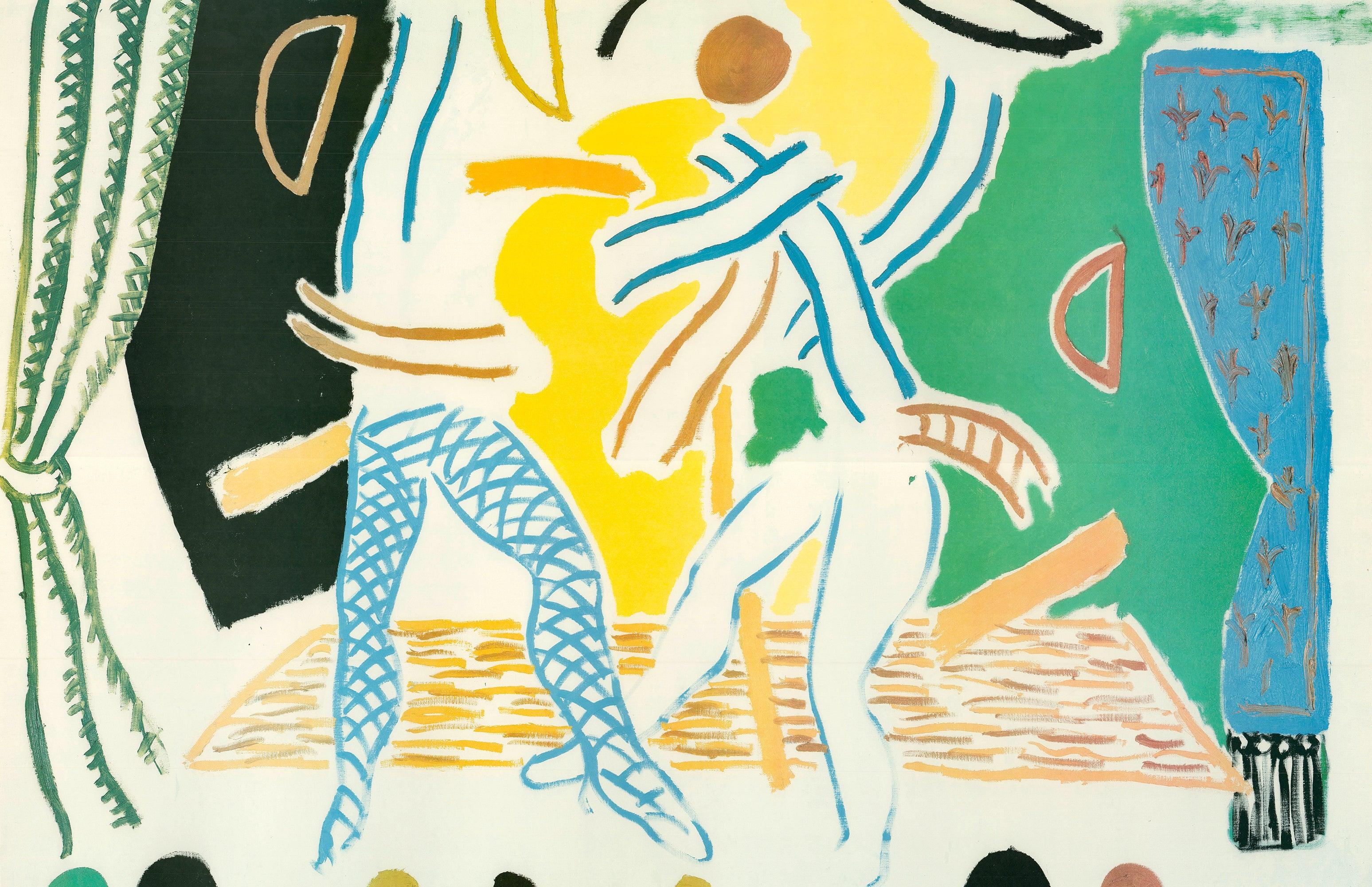 David Hockney 'Two Dancers' 1983 im Angebot 1