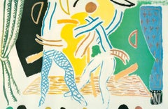 David Hockney 'Two Dancers' Exhibition Poster, Offset Print, 1983