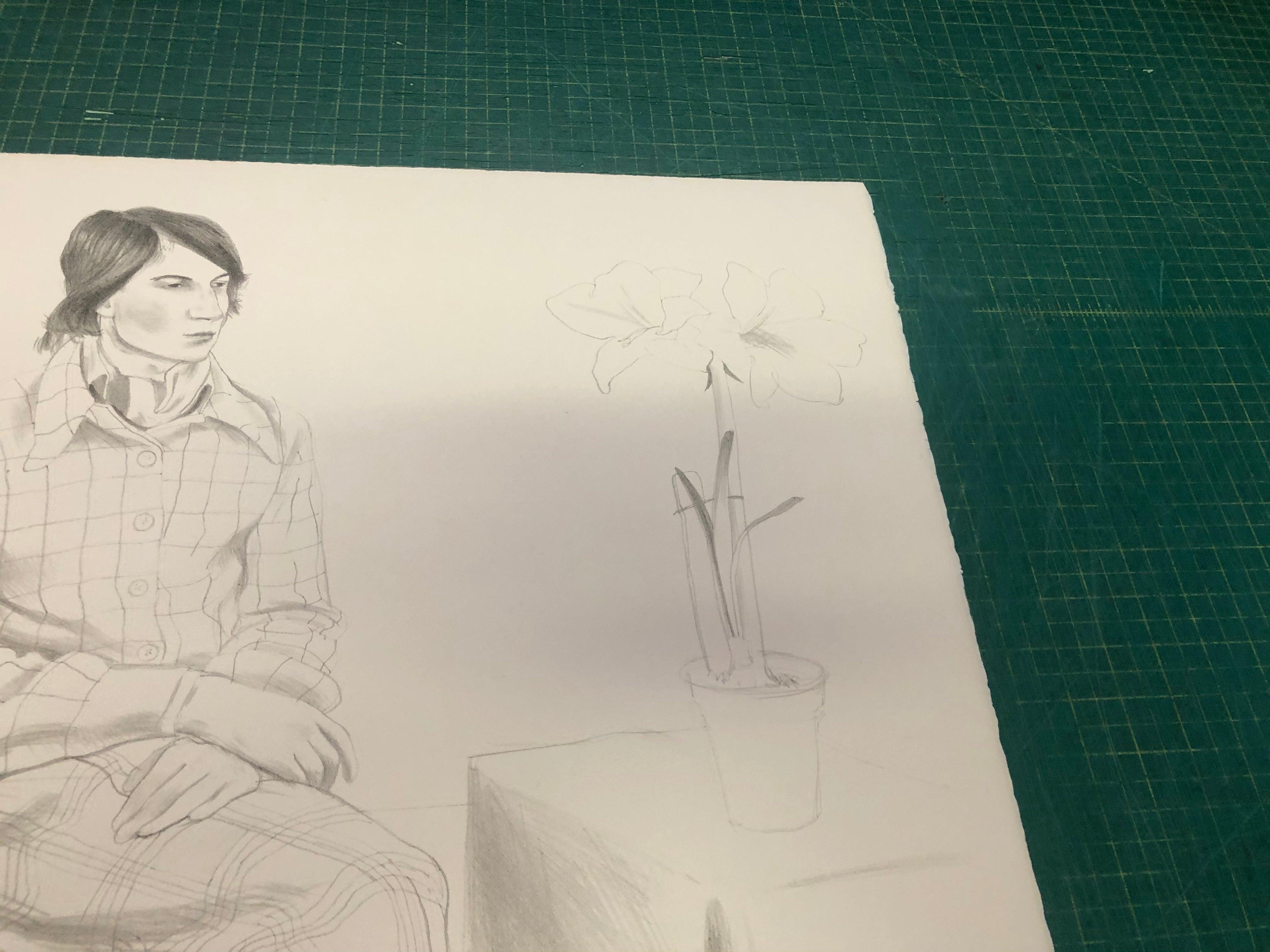David Hockney - Yves Marie - 1974 Lithograph - HAND SIGNED For Sale 2