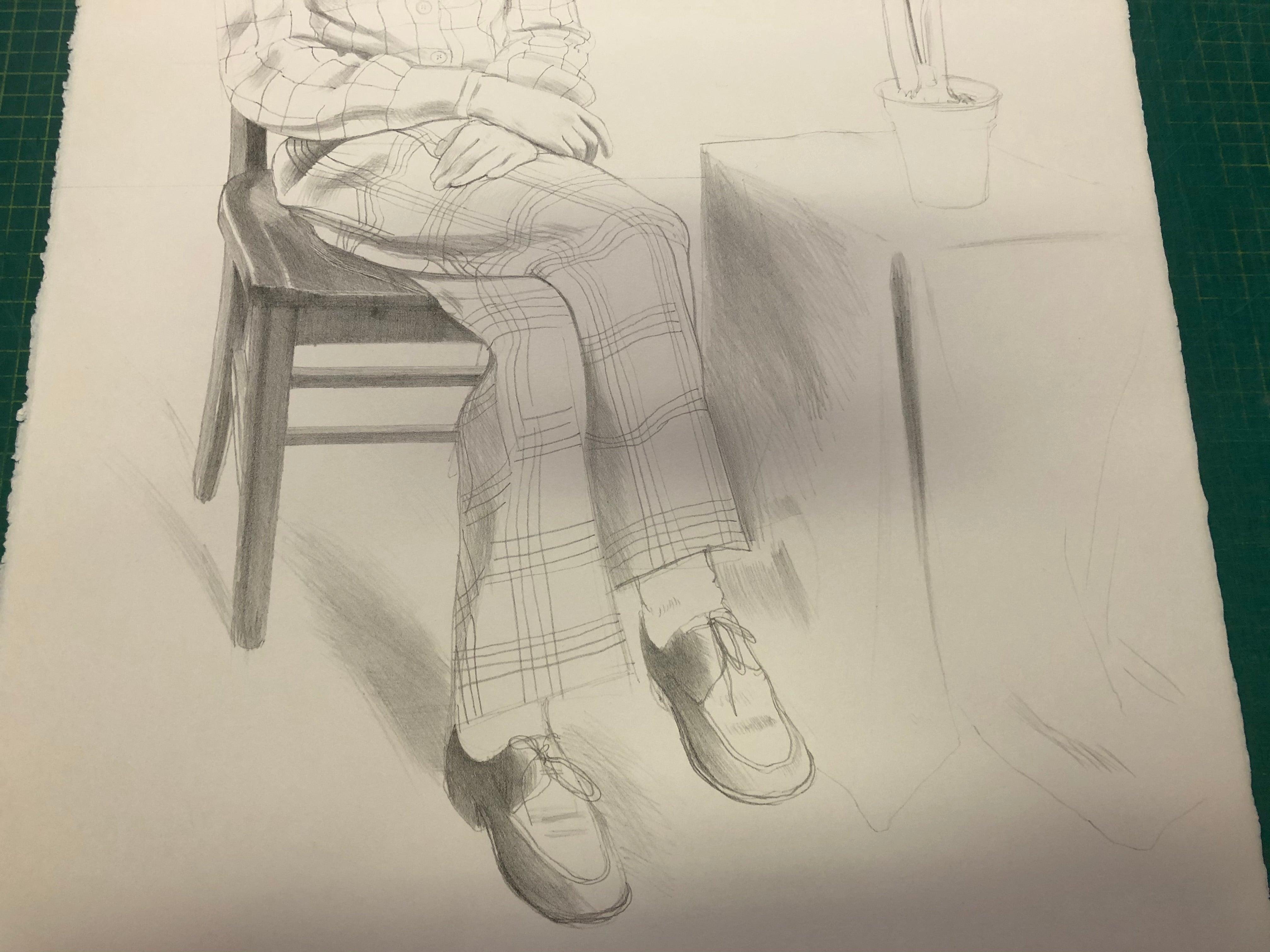 David Hockney - Yves Marie - 1974 Lithograph - HAND SIGNED For Sale 4