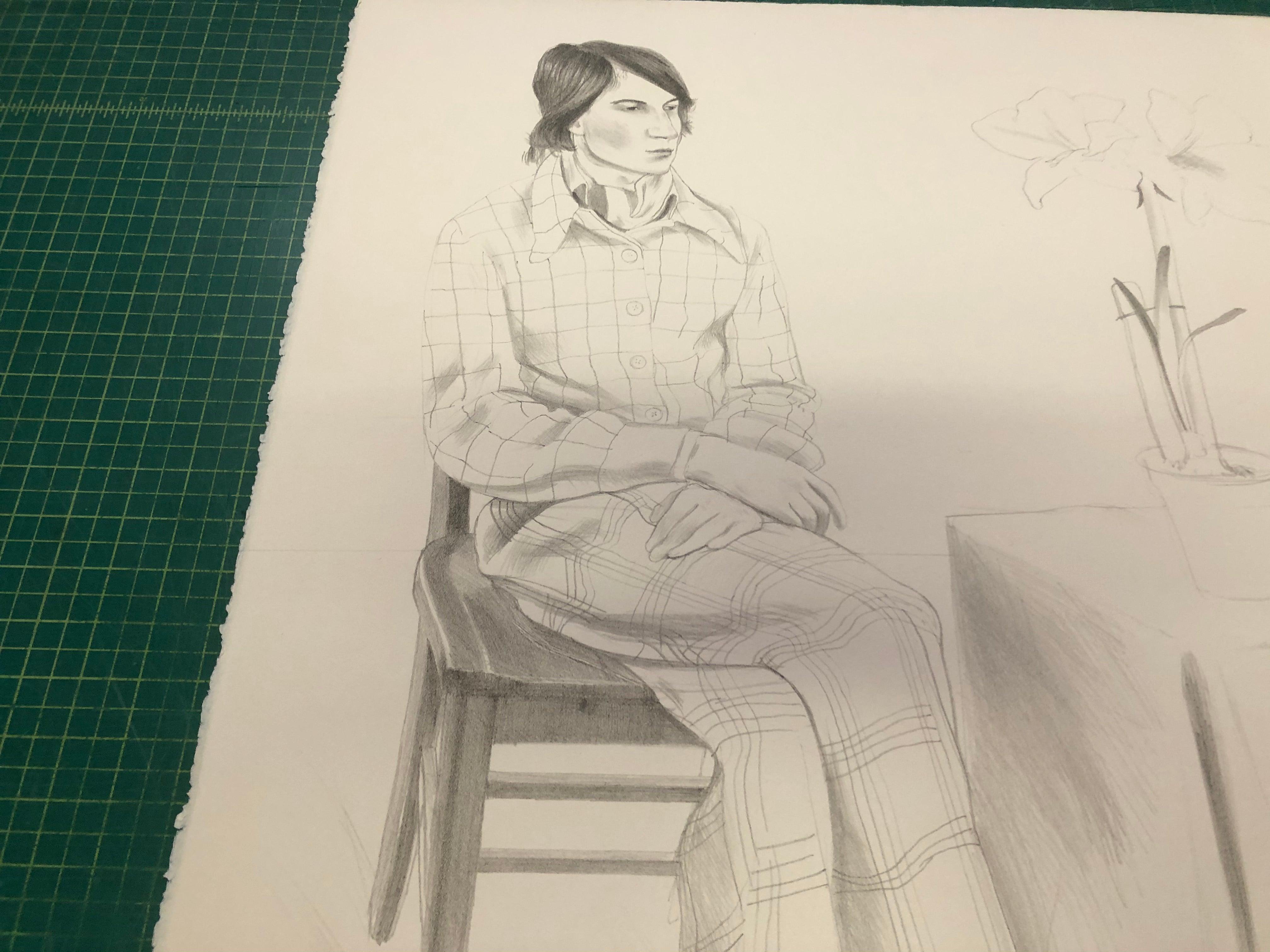 David Hockney - Yves Marie - 1974 Lithograph - HAND SIGNED For Sale 6