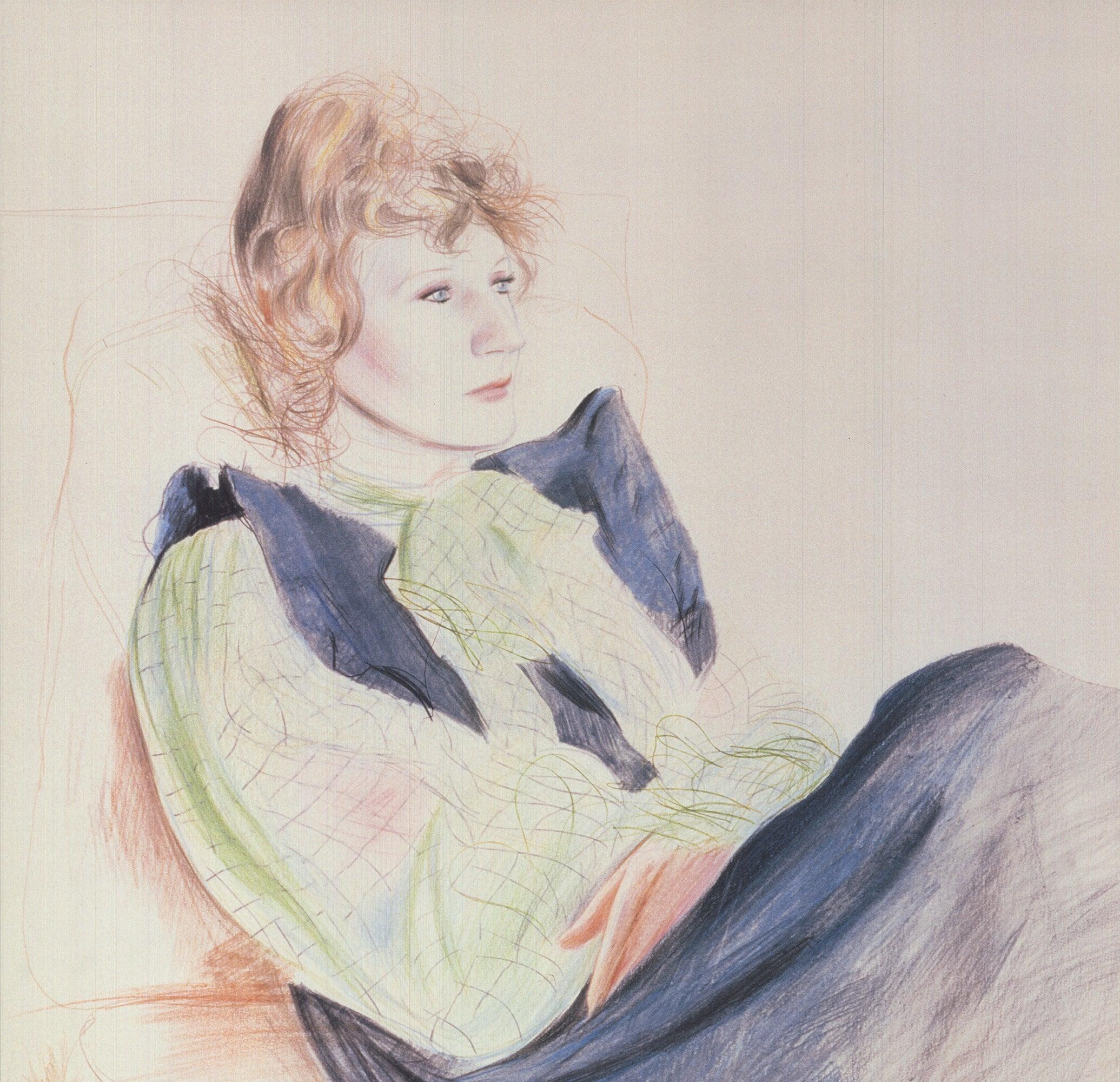 David Hockney 'Zeichnunger 1954-1994, A Drawing Retrospective' 1995- Poster For Sale 3