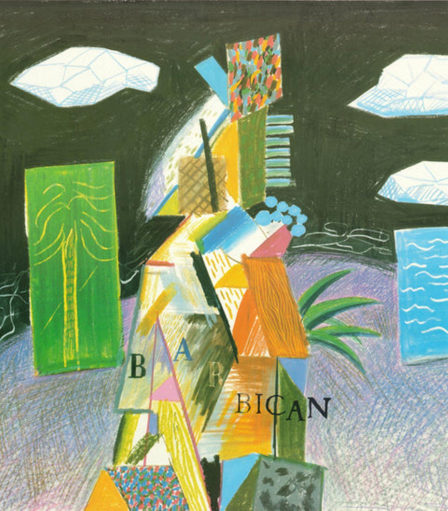 Detail aus der kubistischen Bar von David Hockney im Angebot 2