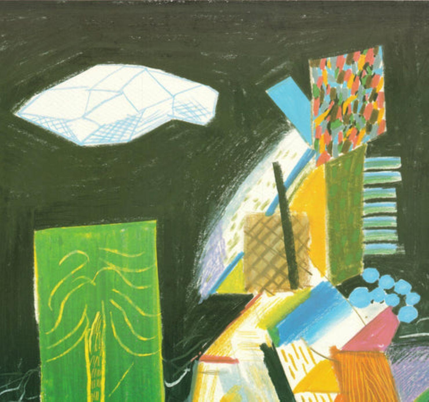 Detail aus der kubistischen Bar von David Hockney im Angebot 3