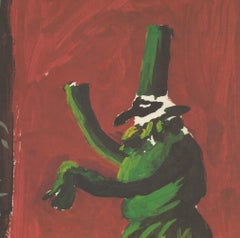 Detail from Pulcinella with Applause Poster, Pop Art, 1982, Excellent