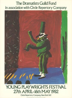 Detail from Pulcinella with Applause Poster, Pop Art, 1982, Excellent