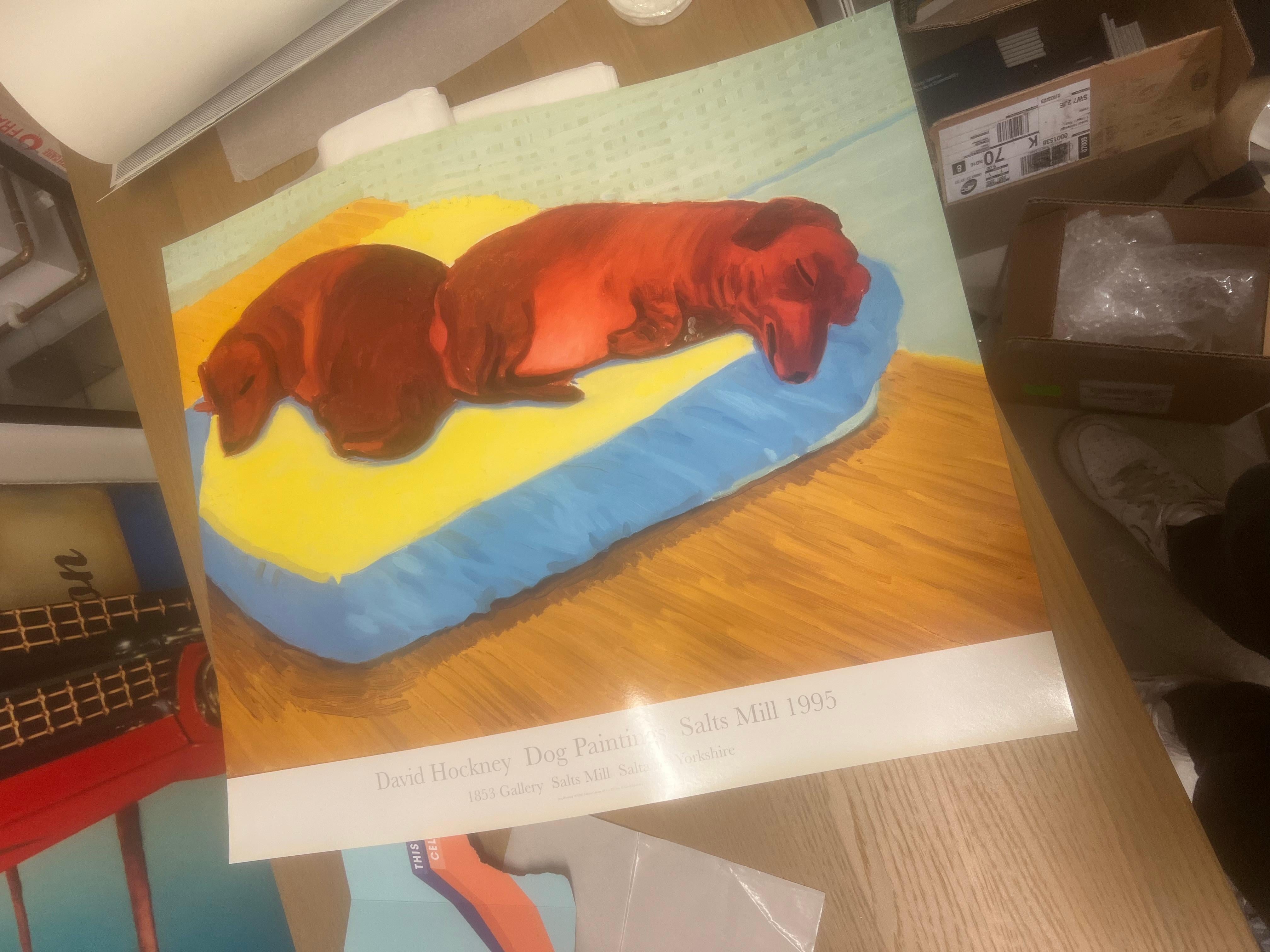 Dog 38 and Dog 43 (set of 2) de David Hockney en vente 2