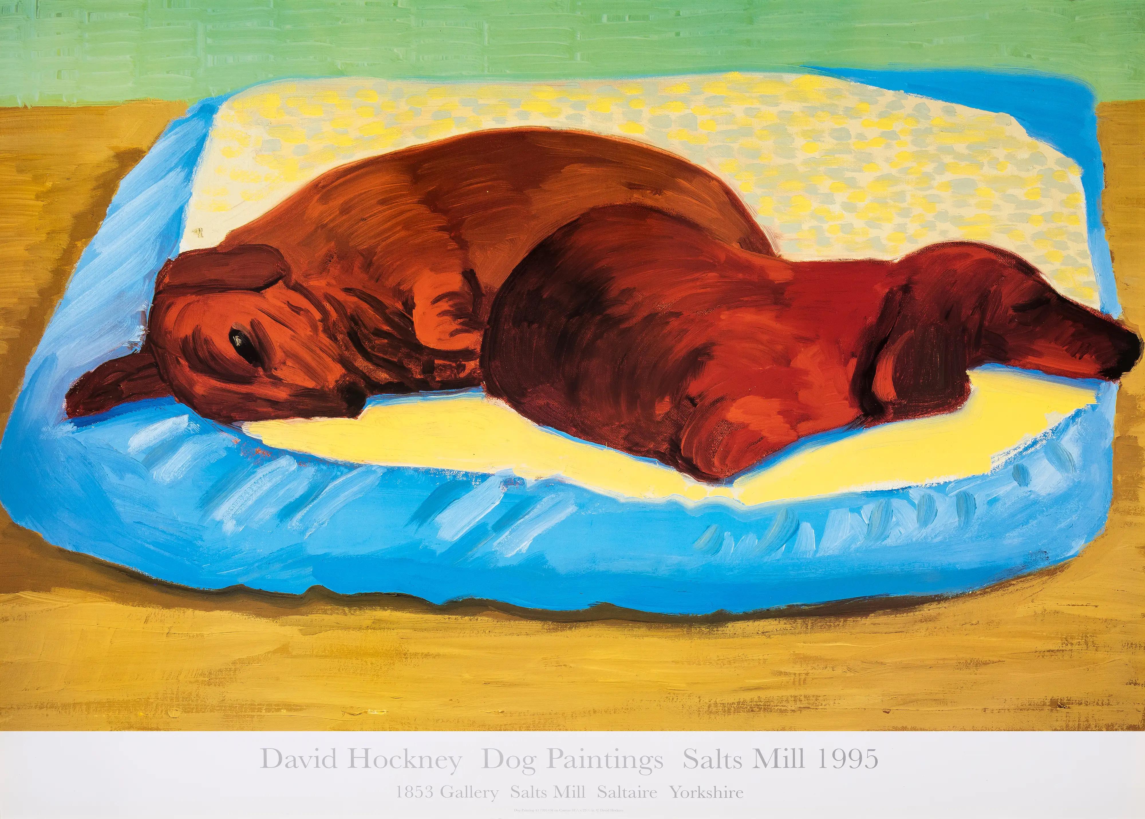 Dog 38 and Dog 43 (set of 2) de David Hockney en vente 3