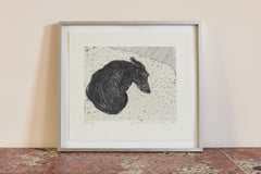 Dog No. 15 -- Print, Etching, Animal, Contemporary Art by David Hockney