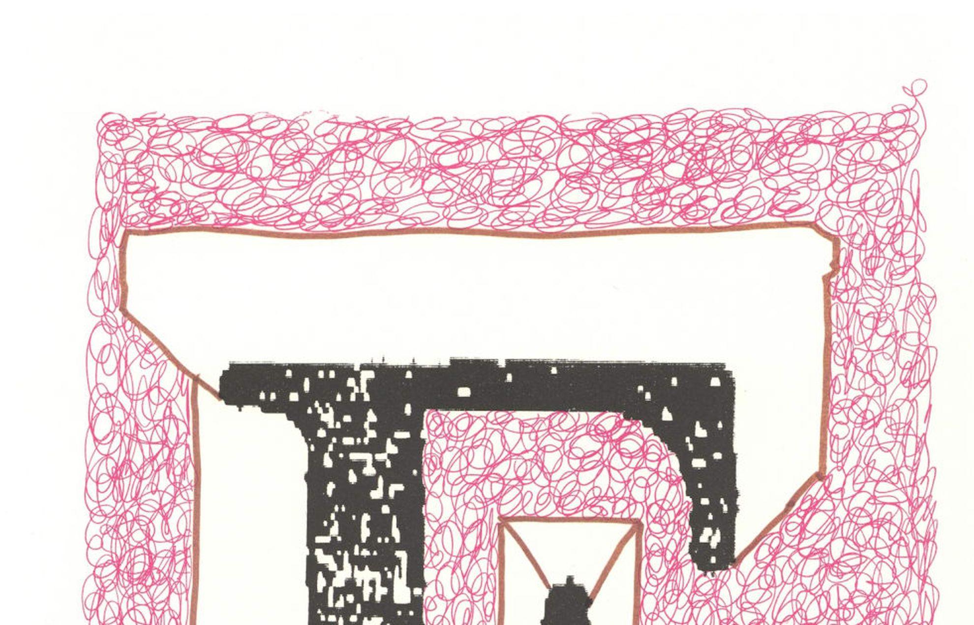 'E' From 'Hockney's Alphabet' By David Hockney For Sale 2