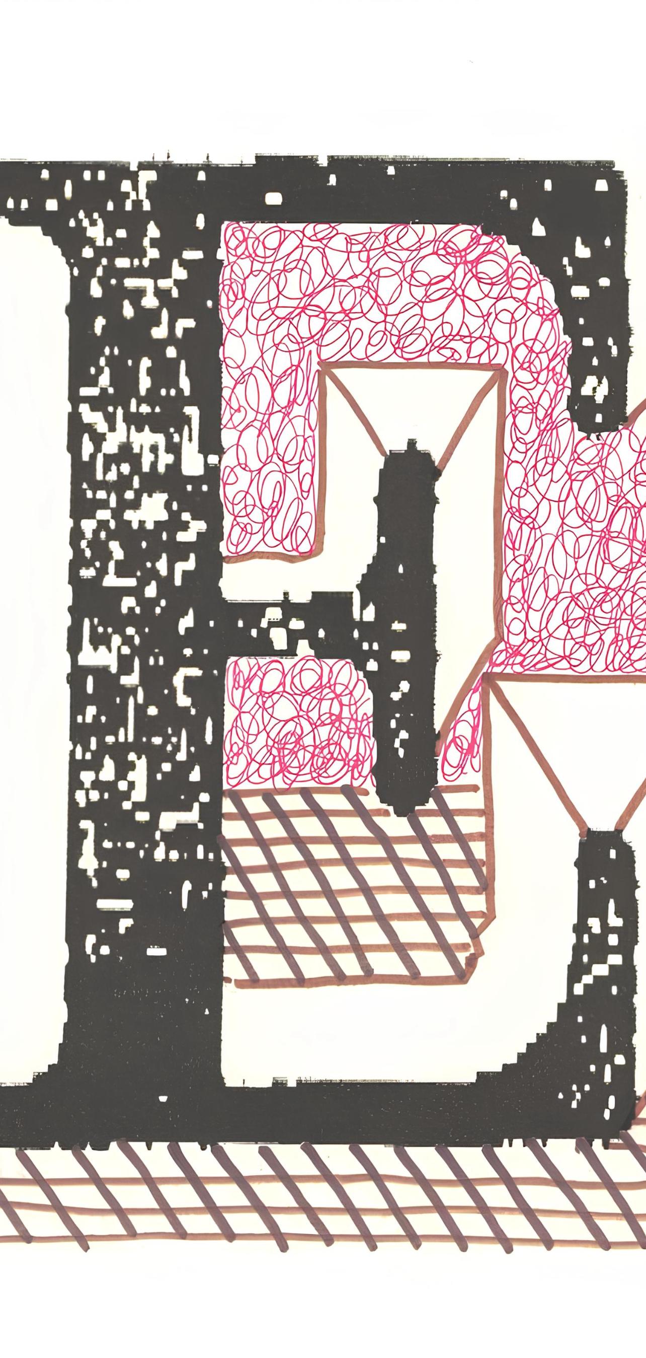 E, Hockney's Alphabet, David Hockney For Sale 1